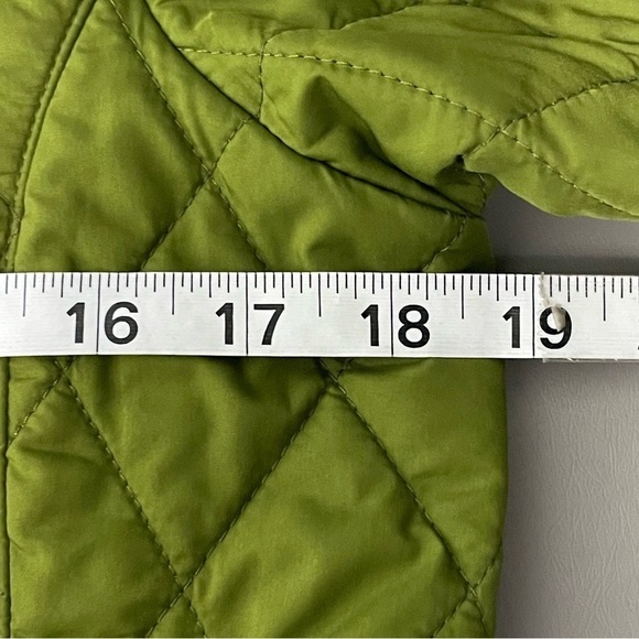 Lands' End Quilted Zip-Up Jacket – Green – Size Medium - Picture 9 of 10